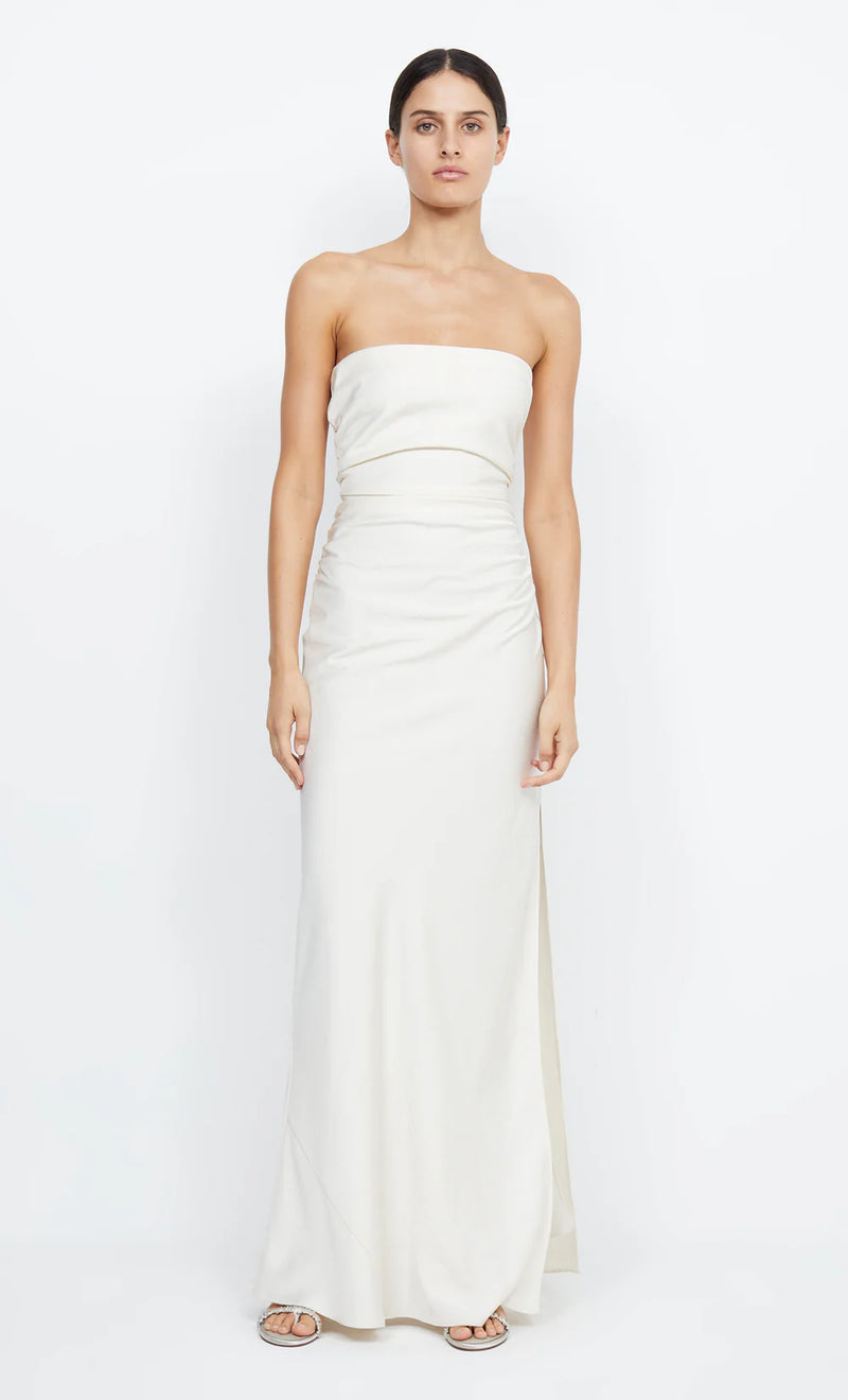 Emilia Draped Dress - Ivory