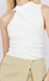 Sola Asym Top - White