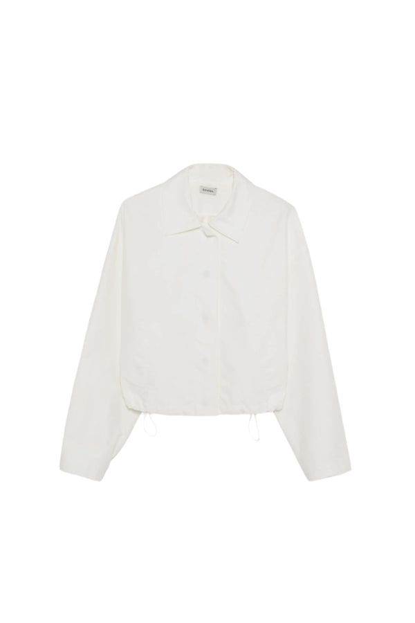 Everli Cropped Jacket - White