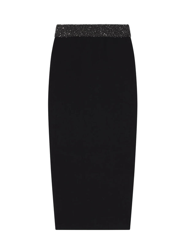 Jane Skirt - Black/Silver