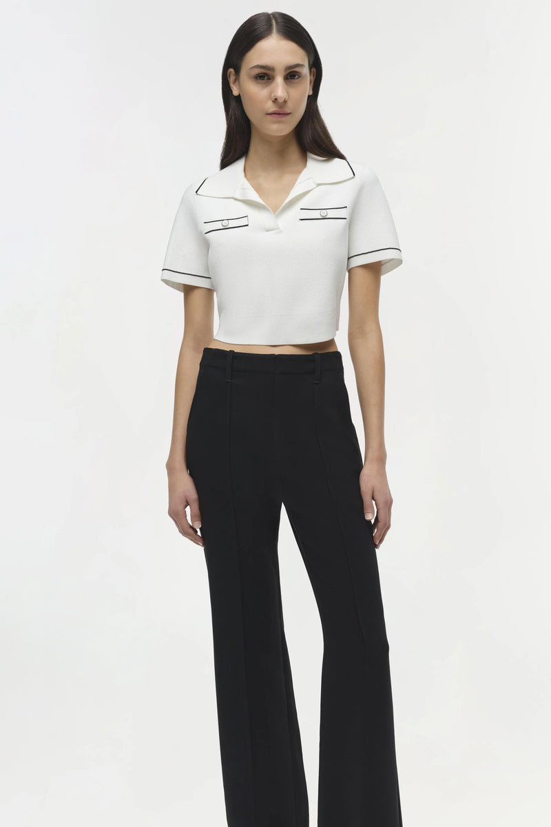 Margaret Cropped Pollo - Ivory