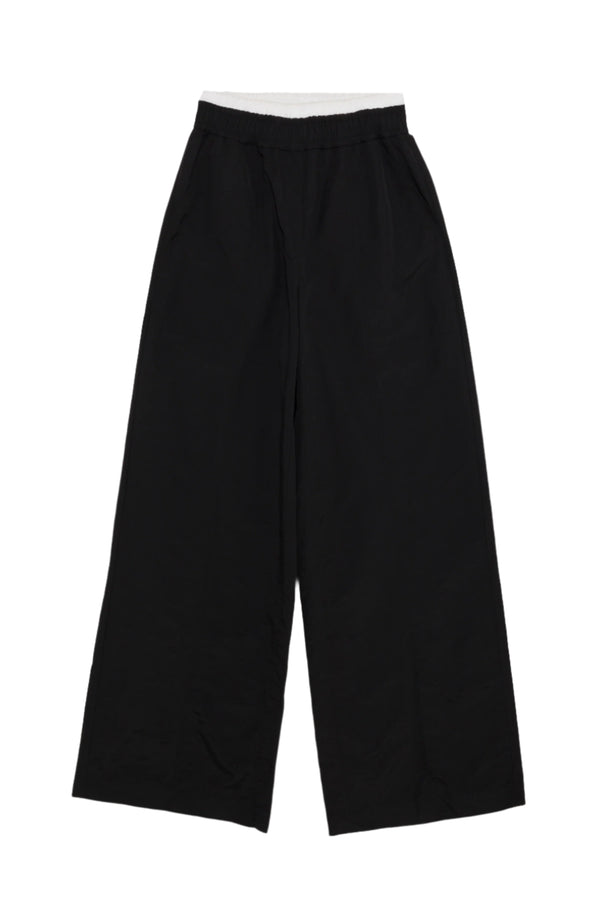 Olly Double Waistband Pant - Black Multi