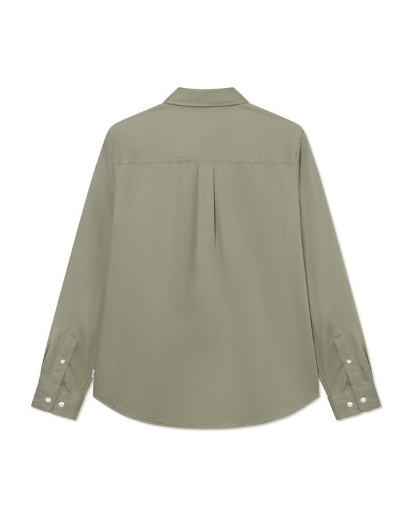 Kent Tencel Shirt - Lichen Green