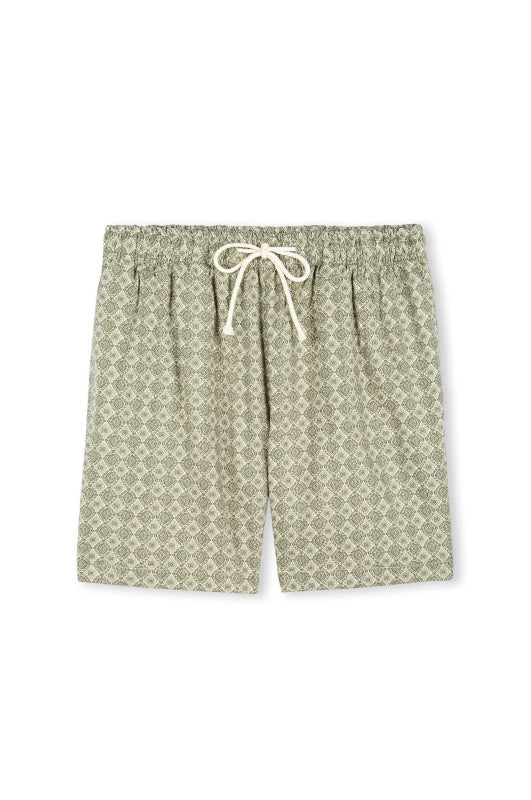 Aries Shorts - Diamond Oat Olive
