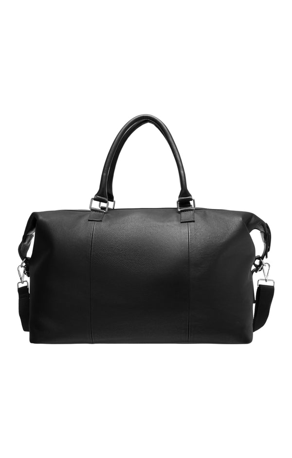 Blake Leather Weekend Bag - Black