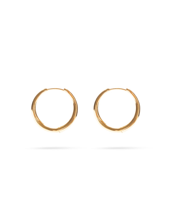 Momento Large Hoops - Gold